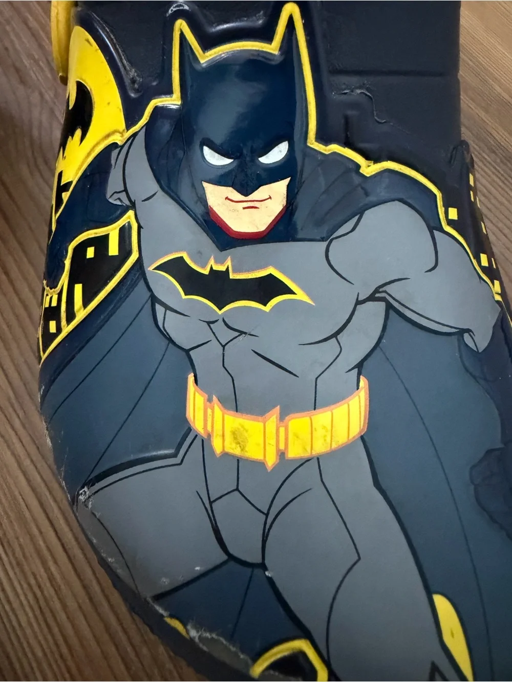 CROCS Batman Kids Clogs in Black and Yellow